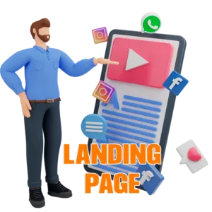 One page página web