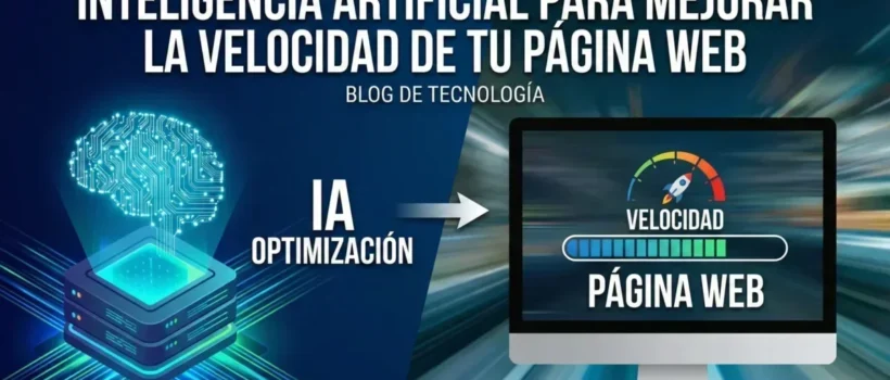 Inteligencia artificial para mejorar la velocidad de tu página web