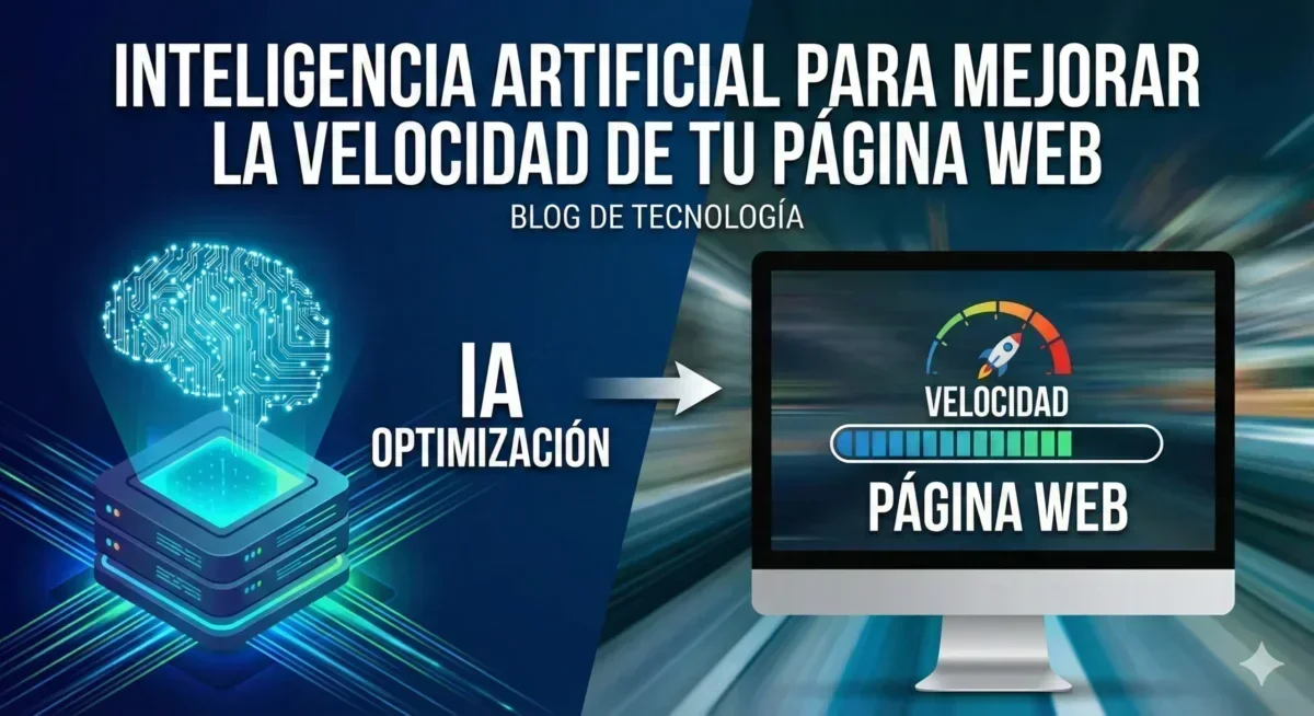 Inteligencia artificial para mejorar la velocidad de tu página web