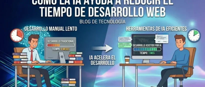 Cómo la IA ayuda a reducir el tiempo de desarrollo web