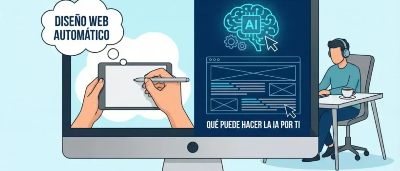 Diseño web automático: qué puede hacer la IA por ti