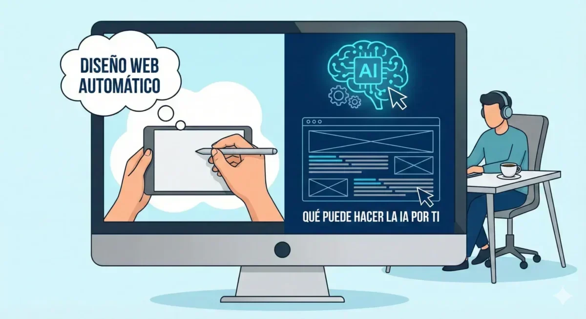 Diseño web automático: qué puede hacer la IA por ti