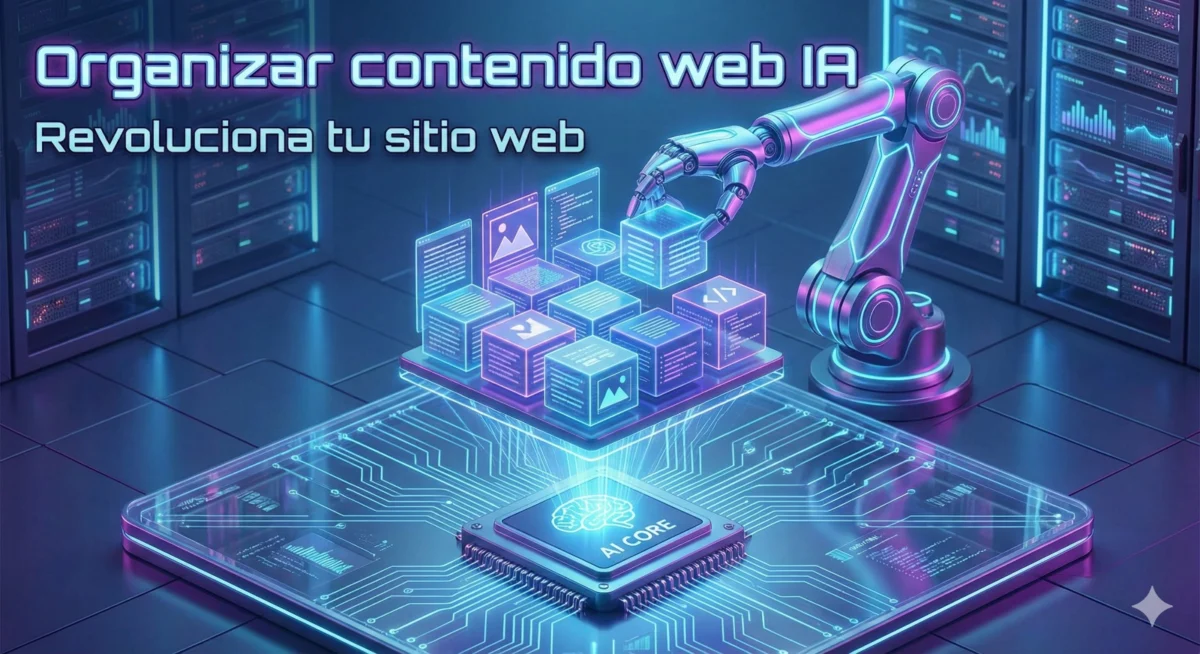 Organizar contenido web IA: Revoluciona tu sitio web