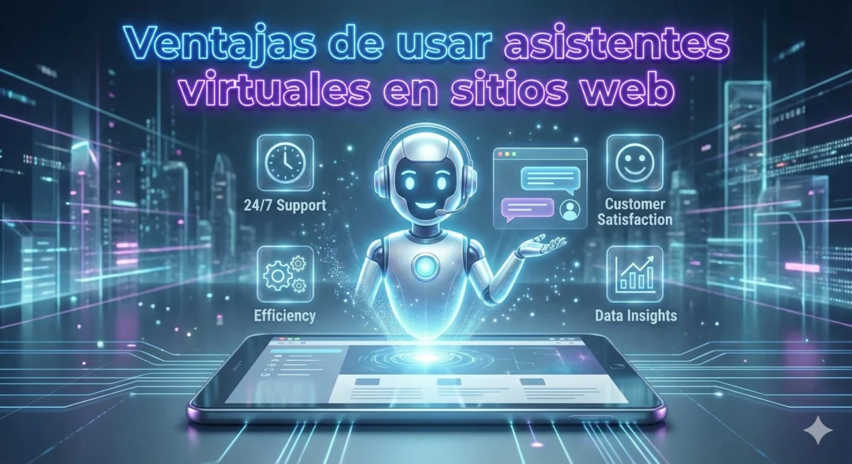 Ventajas de usar asistentes virtuales en sitios web