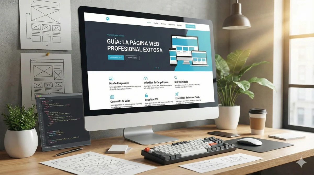 Que debe tener una pagina web profesional exitosa